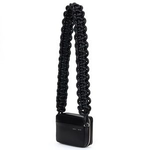 Black leather KARA cobra camera bag brand new